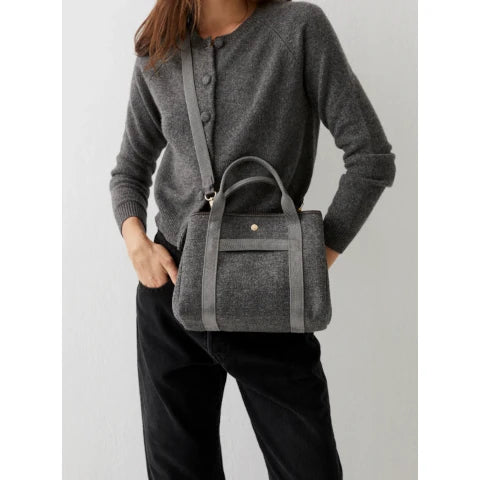 Rue De Verneuil Traversee S Tote in Whip Grey Flannel