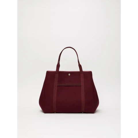 Rue de Verneuil Traversee L in Whip Flannel Burgundy
