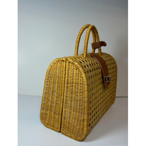 Serpui Susannah Wicker Handbag