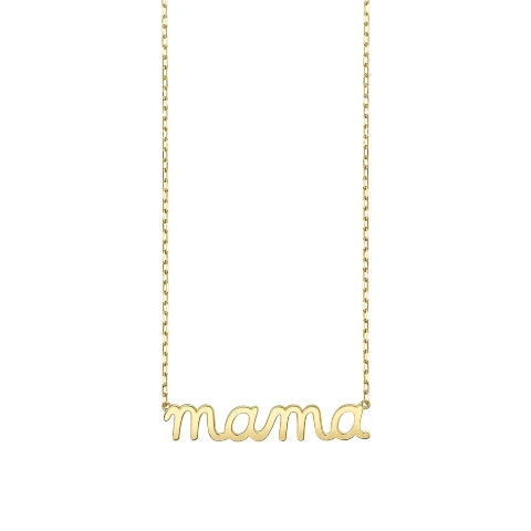 Sydney Evan Mama Gold Necklace