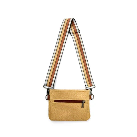 Think Royln Raffia Bum Bag