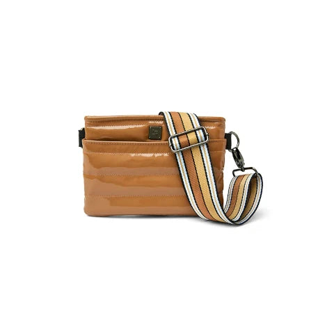 Think Royln Bum Bag in Dark Nude Patent