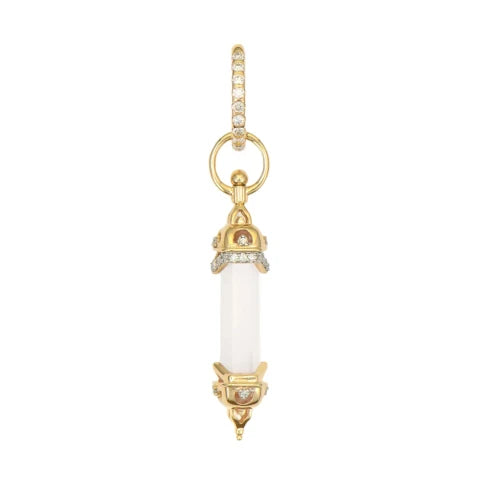 Three Stories Inner Light Elongated Lantern Charm