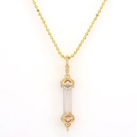 Three Stories Inner Light Elongated Lantern Charm
