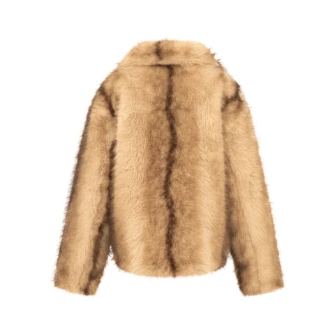 Urbancode Reversible Bonded Zip Chinchilla Jacket