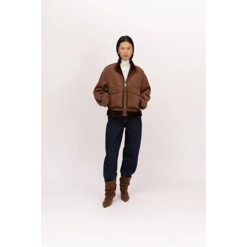 Urbancode Merino Funnel Neck Bomber