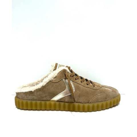 Voile Blanche Ines Mule Sneaker in Taupe