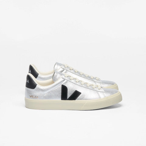 Veja Campo Leather Silver Black Sneaker