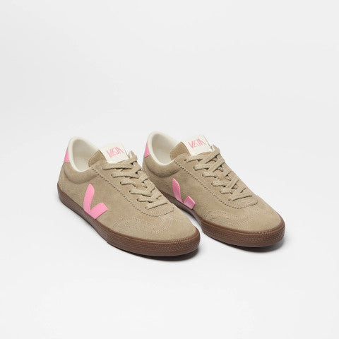 Veja Volley Suede in Taupe Malibu Bark