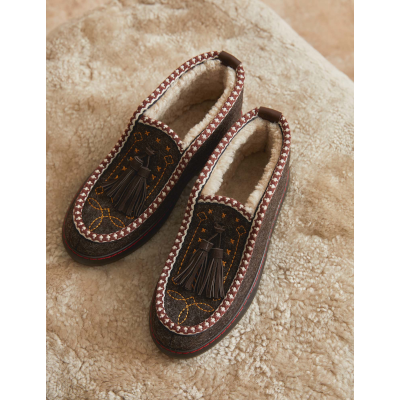Penelope Chilvers Blizzard Felt Wool Slipper