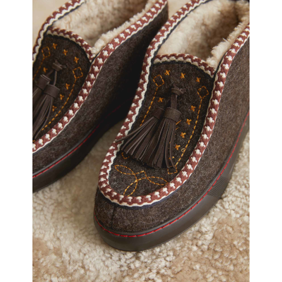 Penelope Chilvers Blizzard Felt Wool Slipper