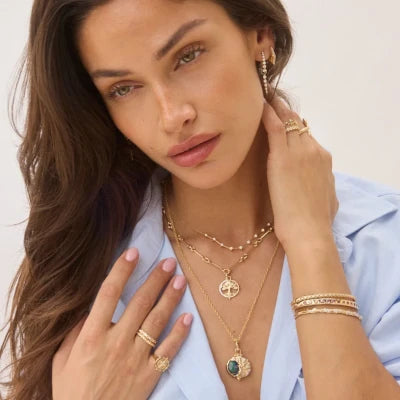 Three Stories Horsebit Chain Necklace