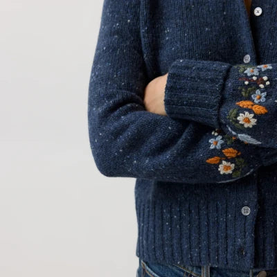 Ann Mashburn Romy Embroidered Cardigan