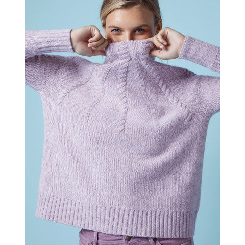 Ann Mashburn Elsey Funnel-Neck Sweater