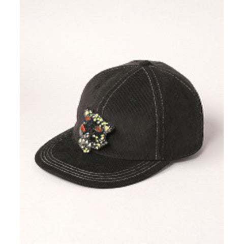 CA4LA Woven Baseball Hat with Cheetah Patch