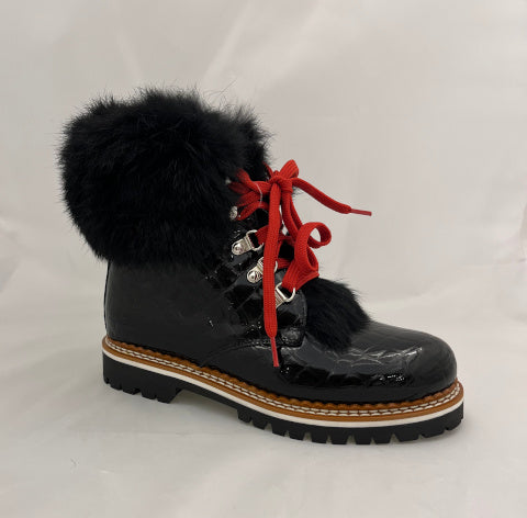 La Thuile Fur Trimmed Hiking Boot Franco Landino