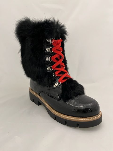 La Thuile Fur Mid Calf Hiker Boot