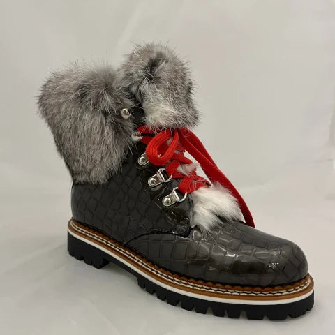 La Thuile Fur Trimmed Hiking Boot