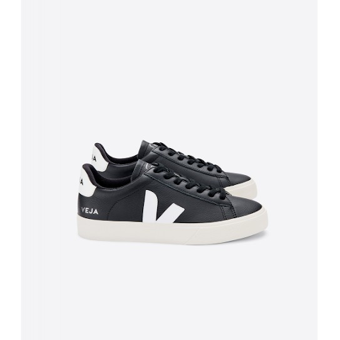 Veja Campo Black Leather Sneaker