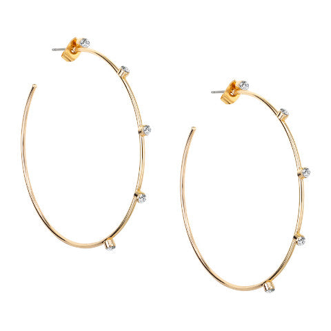 Janis savit gold crystal hoops pumpz