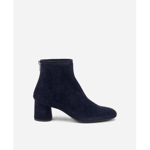 AGL Olga Bootie in Dark Blue Suede