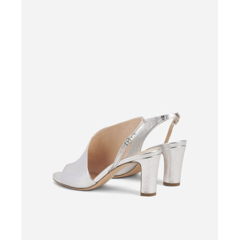 AGL Beth Silver Slingback Heel