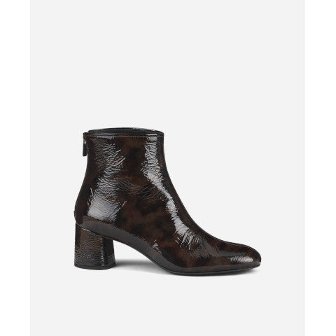 AGL Olga Leopard Patent Boot