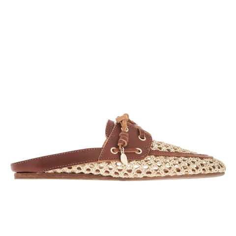 Ancient Greek Sandals Naveta Mule