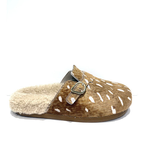 Ancient Greek Sandals Vasilitsa Mule in Bambi