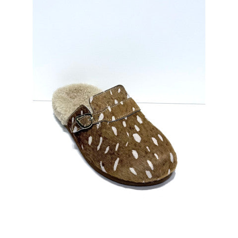 Ancient Greek Sandals Vasilitsa Mule in Bambi