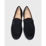 Ann Mashburn Lug Sole Suede Loafer