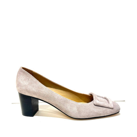 Ann Mashburn Buckle Heel in Mink