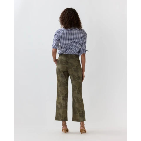 Ann Mashburn Frankie Cropped Pant in Camo