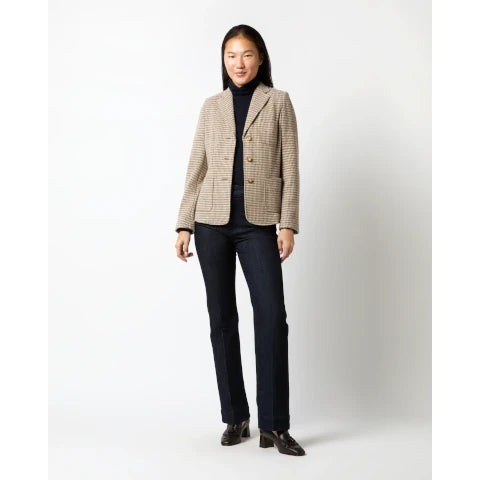 Ann Mashburn Houndstooth Reagan Blazer