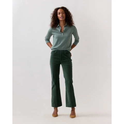 Ann Mashburn Kendall Flare Velveteen Pant