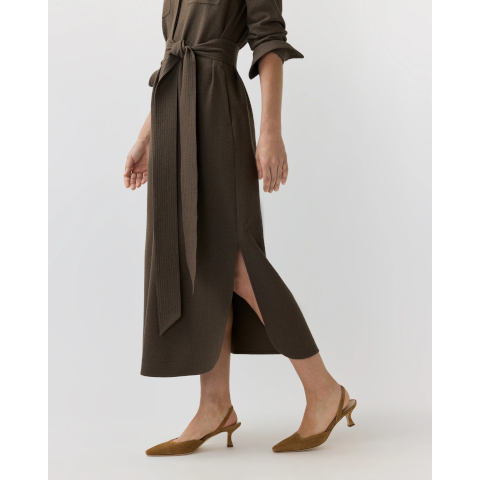 Ann Mashburn Maude Dress in Brown