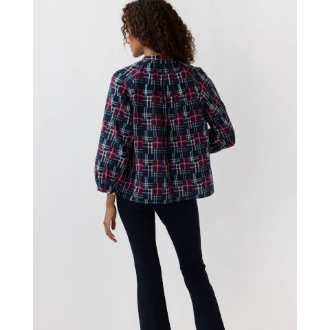 Ann Mashburn Sienna Top in Tartan Patchwork