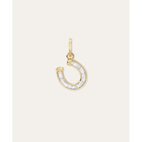 Adina Reyter Baguette Horsehoe Hinged Charm