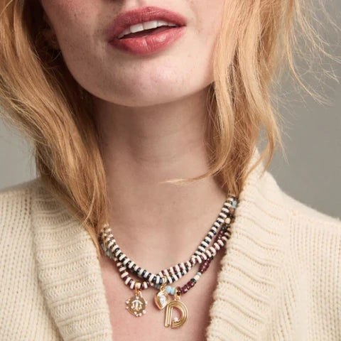 Adina Reyter Ivy League Full Enamel Mini Bead Necklace