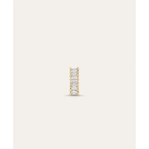 Adina Reyter Diamond Prong Set Baquette Big Bead - Lab Grown