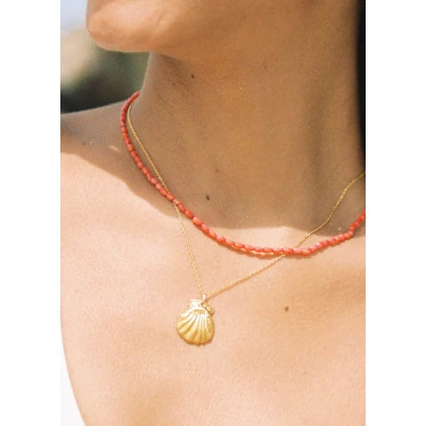 Alhaja Coral Choker Necklace