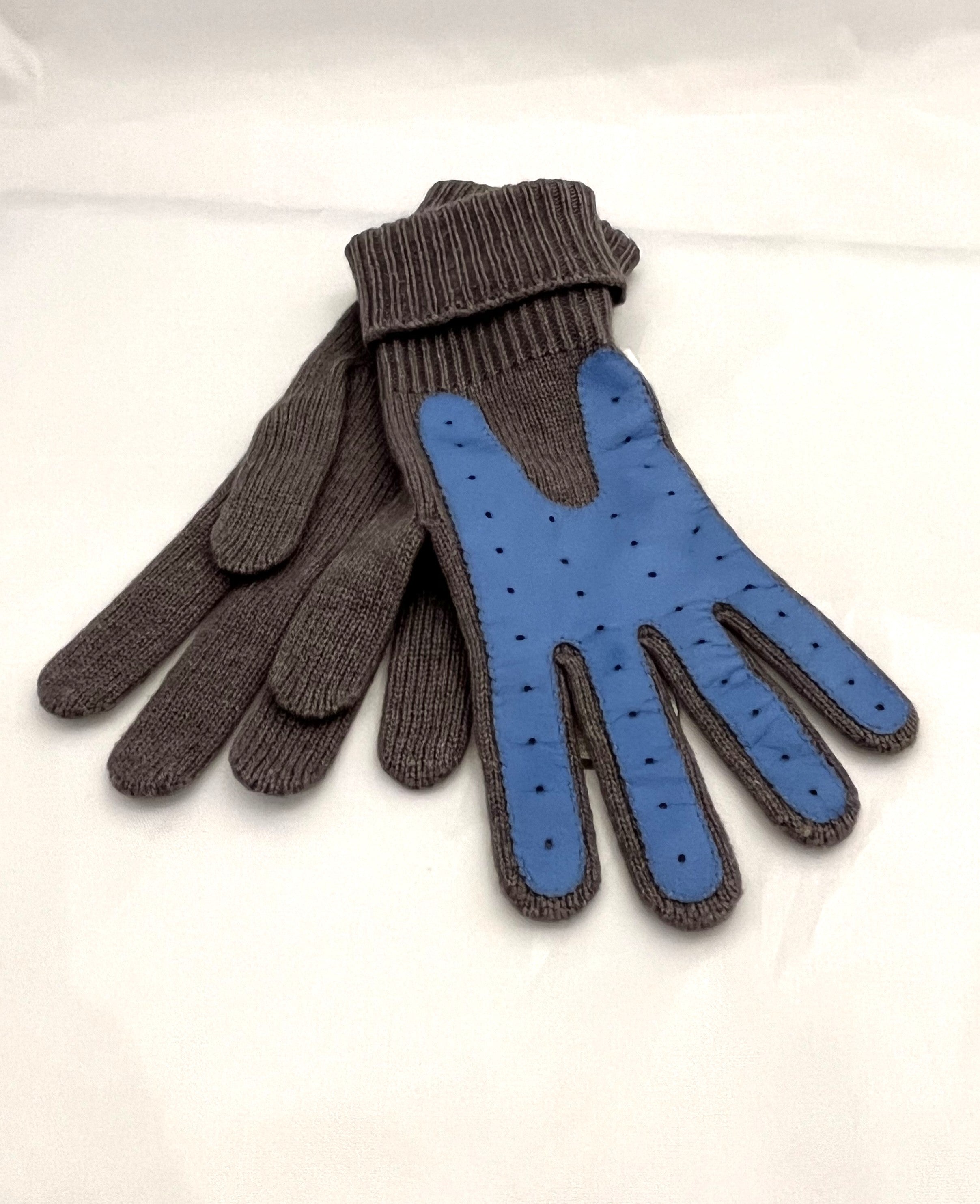 Alpo Knitted Leather Gloves