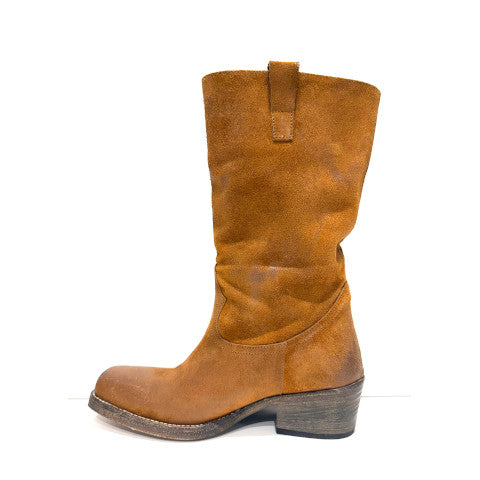 Antonia Capri Cowboy Boot with Crystals