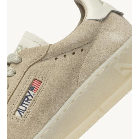 Autry Dallas Sneaker in Taupe Suede