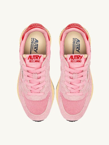 Autry Reelwind in Pink and Flame Scarlet