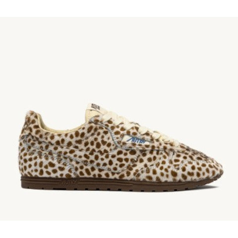 Autry Windspin Sneakers in Animal Print Pony Hair Effect