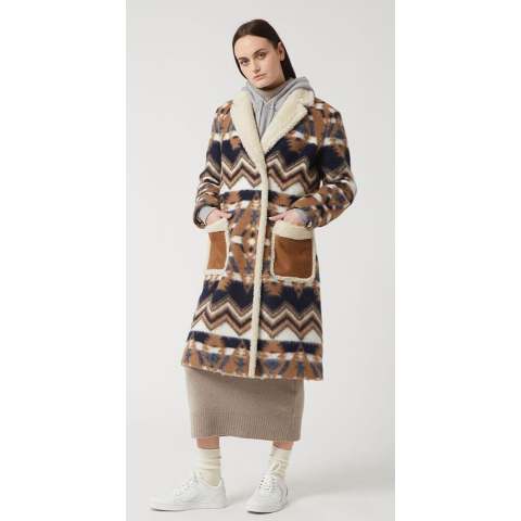 Ava Adore Aztec Print Coat