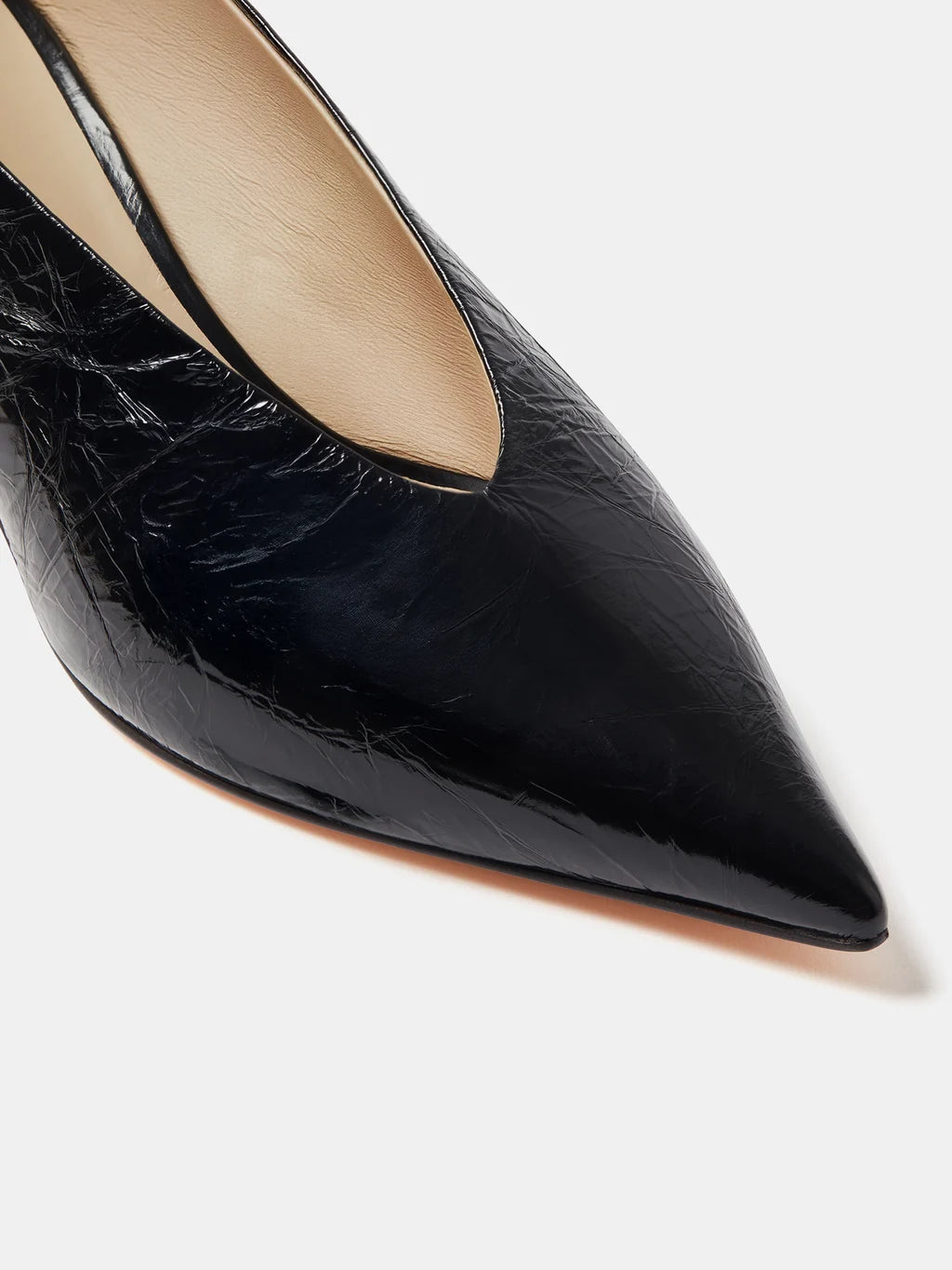 Le Monde Beryl Babouche Kitten Heel Black
