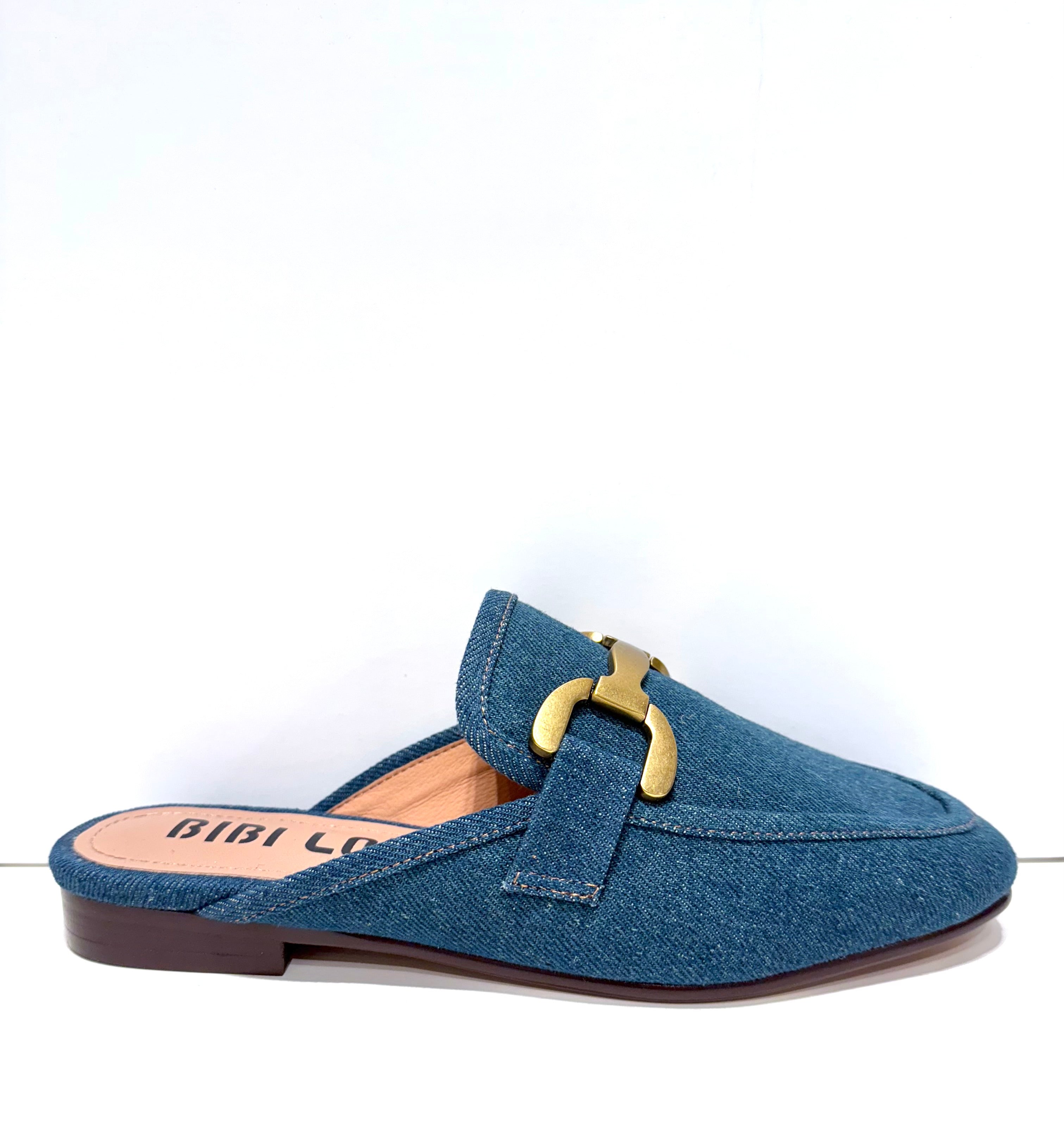 Bibi Lou Denim Blue Mule