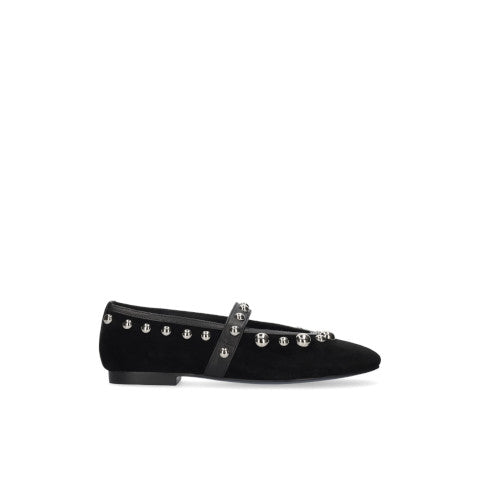 Bibi Lou Carinna Ballerina Flat with Silver Studs